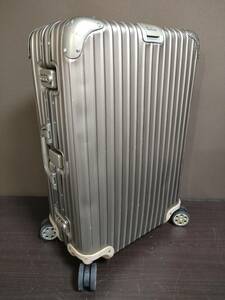 RIMOWA　トパーズチタニウムマルチホイール　64L　稀少廃盤３ロック！ガーメント式ディバイダー！2014年ドイツ製！　920.63