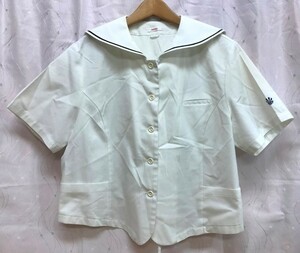 to_8359 ★定形外 配送★ 佐賀県 県立 致遠館中学 夏服 半袖 指定セーラー服 サイズ 3XL程度 カンコー KANKO 製　制服