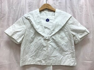 to_8243 ★定形外 配送★ 佐賀県 唐津市立第五中学 夏服 半袖 指定セーラー服 サイズ L程度　制服