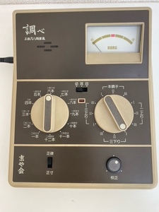 【中古品】KORG/コルグ 三絃尺八調律器 「調べ」 WT-3 動作品