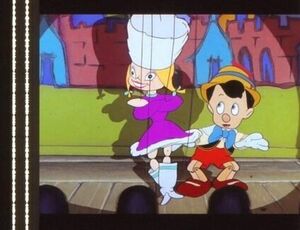  Pinocchio 35mm film woruto Disney Dick Jones ji minnie kli Kett ze pet karu Logo roti original work * continuation 5 koma PINOCCHIO