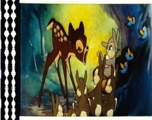  Bambi 35mm фильм плёнка woruto Disney произведение ferric s The ru тонн оригинальное произведение Hardy -oru яркий do need una gun * продолжение 5 koma BAMBI