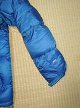 【洗濯済・送料込】THE NORTH FACE ノースフェイス サミットシリーズ ダウンジャケット 800FP メンズ Lサイズ 正規品 ブルー _画像4