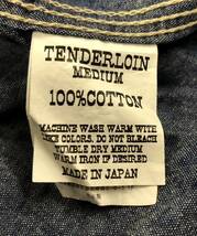 ■ TENDERLOIN テンダーロイン CHAMBRAY SHT INDIGO シャンブレーシャツ M ●240206_画像9