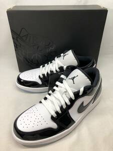 ■未使用 NIKE AIR JORDAN 1 LOW CONCORD AJ1 ナイキ エアジョーダン 1 ロー コンコルド DV1309-100 27cm ●240222