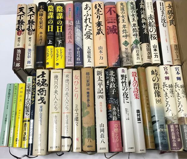 【入手困難】ハードカバー等 小説 大量 時代物 推理物 多種 希少