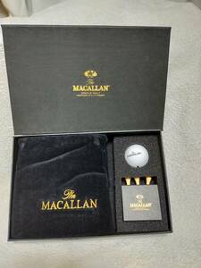 マッカラン MACALLAN スコッチシングルモルト タオル カナビラ付き/ゴルフティー セット 非売品 未使用