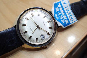 激レア/未使用 デッドストック ◆タイメックス/TIMEX 電磁テンプ エレクトリック ゴールド メンズ腕時計