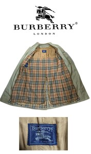 BURBERRY バーバリーコート 英国製バーバリーチェック ノバチェック ライナー付 