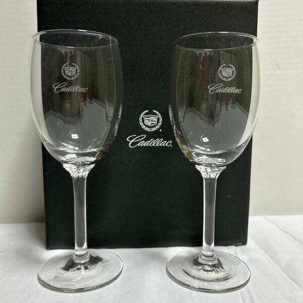 キャデラック ワイングラス シャンパングラス ペア グラス CADILLAC 未使用品