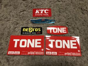 KTC nepros TONE ステッカーまとめて