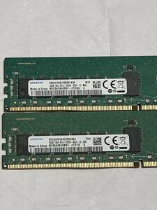 Samsung メモリー16GB 2枚　32GB 1xR4 2666V PC4 DDR4 サーバー　3