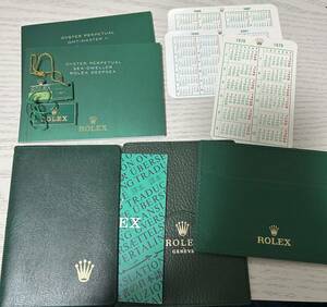 ロレックス ROLEX カードケース 冊子 付属品　まとめ売り　タグ　カレンダーカード　シードゥエラー　GMTマスターⅡ カード入れ　1000スタ