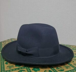 帽子 ハット KIJIMA TAKAYUKI/キジマタカユキ：HAT -BLACK-：W162742-01 [RIP]