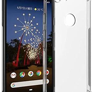 f159 Google Pixel 3a ケース カバー TPU 保護ケース 【耐衝撃 エアバッグ 滑り止め すり傷防止 薄型 軽量 シェル 携帯便利】 クリア