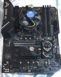 中古動作品：ASUS TUF H370-PRO GAMING 動作確認済みセレロン+クーラー+M2ネジ+SATAケーブル付