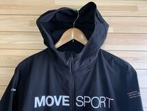 #セール★送 230★DESCENTE デサント MOVE SPORT ムーブスポーツ 軽量 撥水 4WAYストレッチ クロス ジャケット パーカー★サイズ L★_画像6