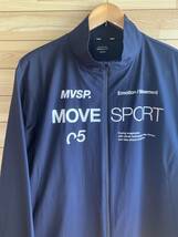 #セール★送 230★DESCENTE デサント MOVE SPORT ムーブスポーツ 軽量 撥水 4WAYストレッチ クロス ジャケット★サイズ O XL★トレーニング_画像3