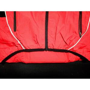 【売れ筋】防風ウィンドブレーカー 収納ポーチ付き 赤 サイクリングウエア新品 Lの画像8