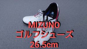 中古品　ミズノ (Mizuno) ゴルフシューズ　ドライスタイル023　45KM-02392　26.5 EEE