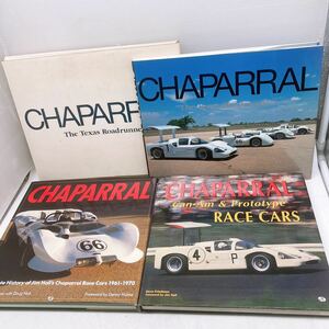 シャパラル 写真集 3冊まとめ★CHAPARRAL The Texas Roadrunner/Can-Am & Prototype Race Cars/レース スポーツカー 自動車 洋書 希少