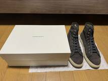 【中古品】COMMON PROJECTS コモンプロジェクツ TOURNAMENT HIGH IN CANVAS トーナメント ハイ ハイカット スニーカー グレー 42 27㎝_画像4