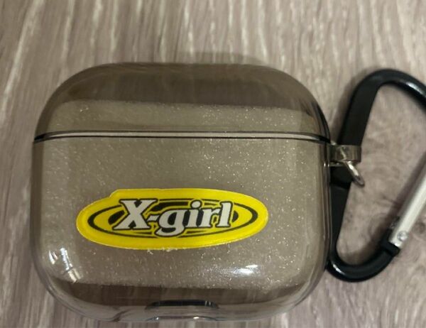 X-girl エックスガール OVAL LOGO 3rd GENERATION Airpods CASE 第3世代 ハードケース