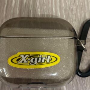 X-girl エックスガール OVAL LOGO 3rd GENERATION Airpods CASE 第3世代 ハードケース