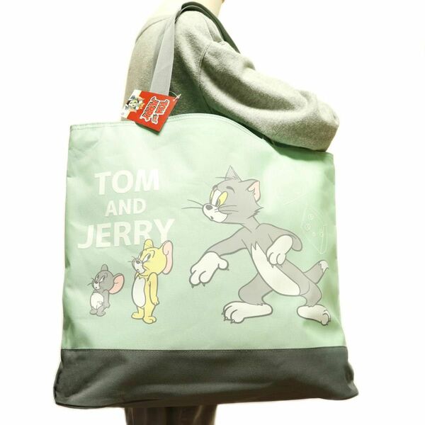 新品 未使用 トムとジェリー Tom&Jerry ビッグサイズ カジュアル トートバッグ BAG