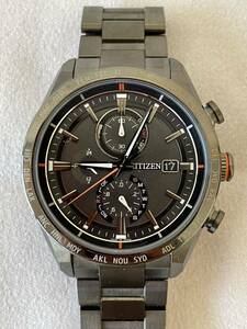 CITIZEN　シチズン　腕時計　ACTLine　ブラックチタンシリーズ　AT8185-62E　新品同様