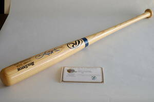 【未使用・証明書】 サミーソーサ　サイン入りバット カブス RAWLINGS ALL TIME CUBS HR LEADER BAT サイン証明書付(COA)