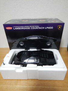 【美品】KYOSHO 京商 Lamborghini countach LP400 ランボルギーニ　カウンタック　ブラック　1/18スケール　ダイキャスト