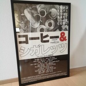 コーヒー＆シガレッツ　COFFEE and CIGARETTES　ジム ジャームッシュ　　額装 ポスター 76cm×54.5cm