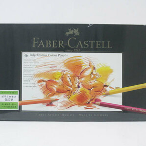 送料無料 FABER-CASTELL ファーバーカステル Polychromos ポリクロモス 油性 色鉛筆 36色 110036 缶入り 新品の画像1