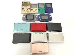 任天堂 ゲームボーイアドバンス/カラー/ポケット/初代/DS 本体 計13台セット GBA まとめ 動作未確認 ジャンク【z2-16/0/0】