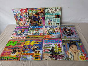 【1395B】雑誌　11点まとめて　ゲームオン　ゲーメストEX　ロクヨン　他　ゲーム　90年代