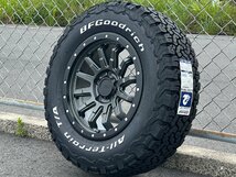 215/70R16 BFグッドリッチ オールテレーン KO2 ホワイトレター デリカD5 エクストレイル CX5 16インチ タイヤホイール ロックフォース_画像5