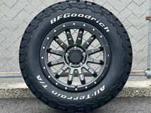 215/70R16 BFグッドリッチ オールテレーン KO2 ホワイトレター デリカD5 エクストレイル CX5 16インチ タイヤホイール ロックフォース_画像3