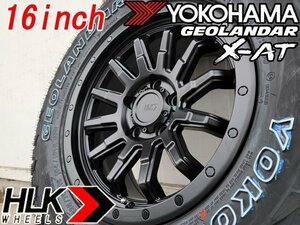 新品 16インチ タイヤホイールセット ヨコハマ ジオランダー X-AT 235/70R16 HLK ロックフォース アルファード ヴェルファイア デリカ RAV4