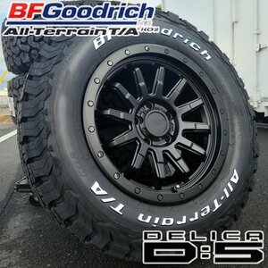 215/70R16 BFGoodrich ALL-Terrain KO2 ホワイトレター デリカD5 エクストレイル CX5 16インチ タイヤホイールセット ロックフォース MB