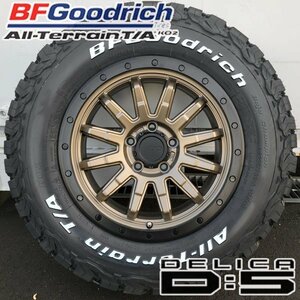 235/70R16 BFGoodrich ALL-Terrain KO2 ホワイトレター デリカD5 CX5 RAV4 16インチ タイヤホイールセット ロックフォース BR