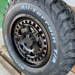 新品タイヤホイール 4本セット デリカD5 RAV4 CX-5 ブラックマンバ 16インチ 16×7.5J+35 BFGoodrich ALL-TERRAIN T/A KO2 235/70R16