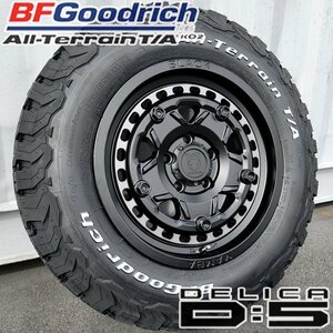 BFGoodrich ALL-Terrain T/A KO2 225/70R16 ホワイトレター デリカD5 RAV4 CX5 16インチ タイヤホイールセット 純正車高可 BM5