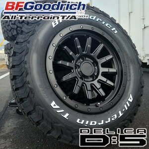 235/70R16 BFグッドリッチ KO2 ホワイトレター デリカD5 RAV4 CX5 16インチ タイヤホイールセット ロックフォース MB