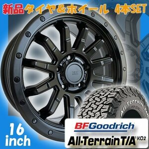 新品 16インチタイヤホイールセット デリカD5 RAV4 エクストレイル クロスロード アウトランダー BFグッドリッチ KO2 235/70R16