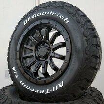 225/70R16 BFグッドリッチ KO2 ホワイトレター デリカD5 RAV4 CX5 16インチ タイヤホイールセット ロックフォース MB_画像2