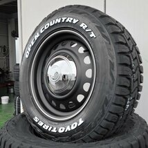 ハイエース 200系 レジアスエース 車検対応 16インチ タイヤ ホイール 215/65R16C TOYO OPENCOUNTRY RT ホワイトレター D-STEEL_画像1