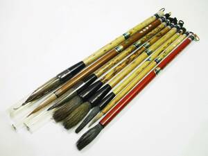 { jam ruK} hc0210-30* free shipping * used calligraphy writing brush bear . writing brush one ... wool large .... temporary name article width . crane for writing brush comfort koto paper see crimson flower 8 pcs set 