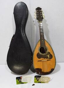 { jam ruK}Kg0207-168 mandolin stringed instruments SUZUKI VIOLIN NAGOYA NO.210 1962 hard case retro old mandolin 