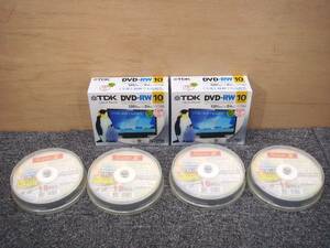 未使用 TDK DVD-RW デジタル対応 CPRM 120分 10枚 ２セット SuperX DVD-R ホワイト ラベル プリント